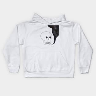 skull smoking Kids Hoodie